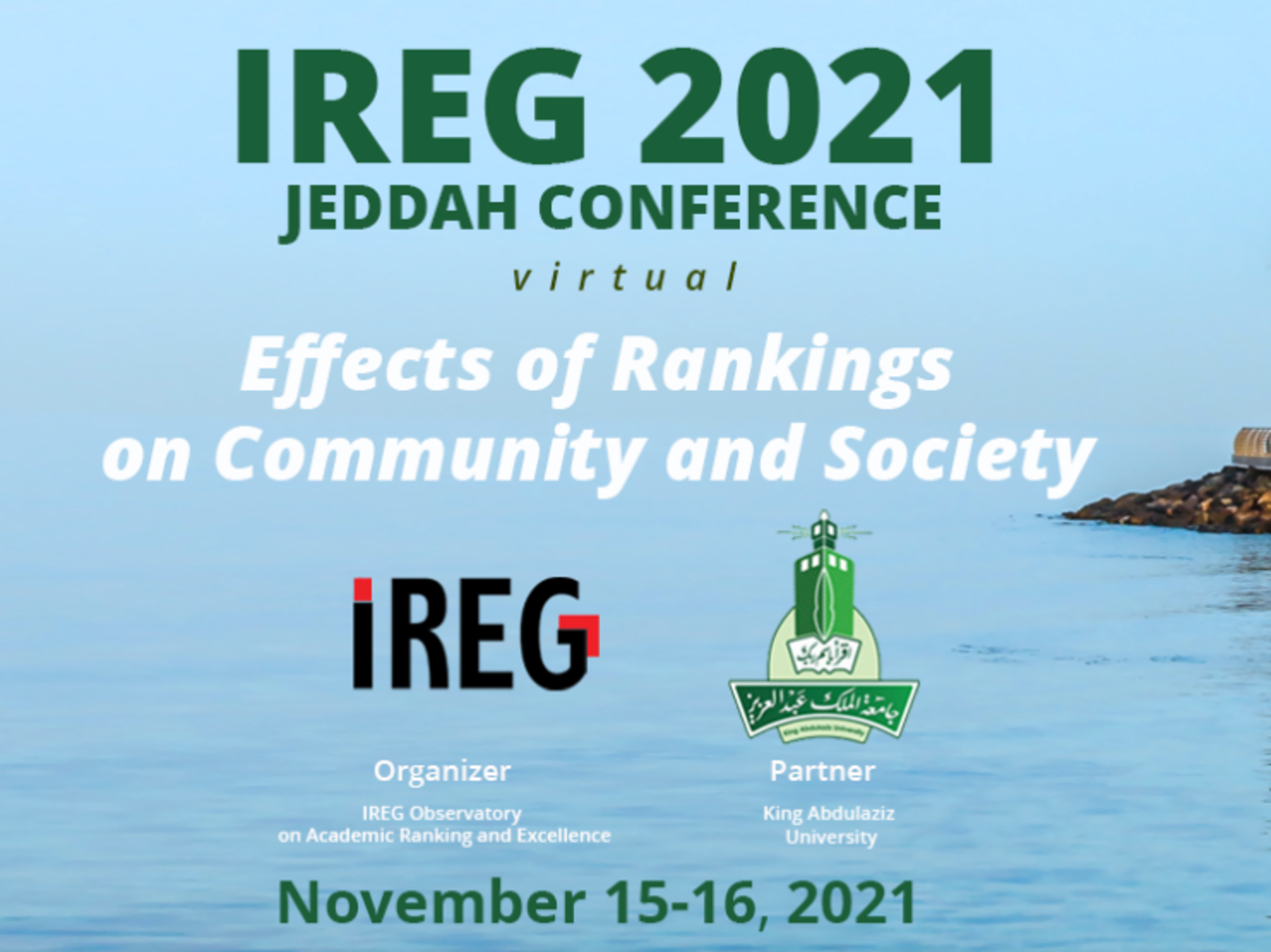 Internationalisation in Higher Education for Society IREG 2021 Jeddah